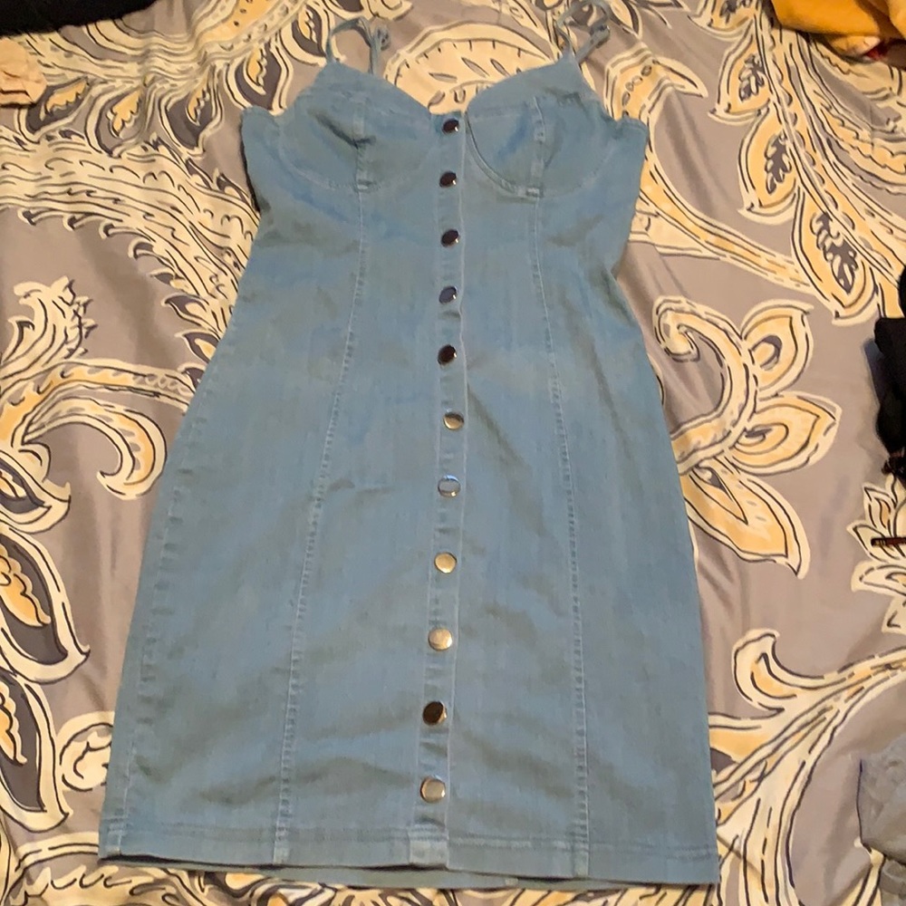 Fashion nova light denim dress
